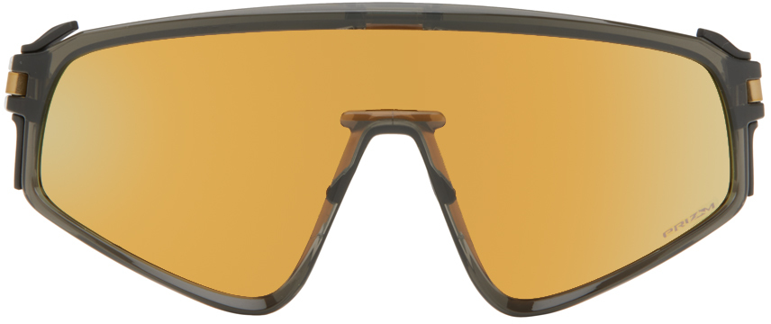 Gray Latch Panel Sunglasses