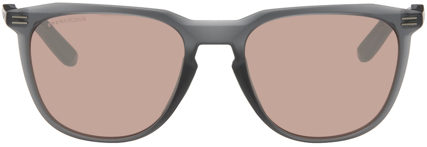 Shop Oakley Gray Thurso Sunglasses In Grey 928604