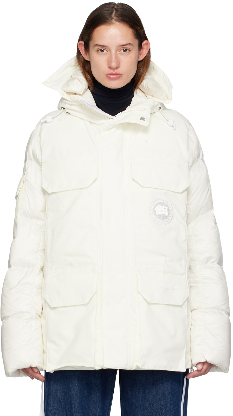 Canada goose white expedition parka online