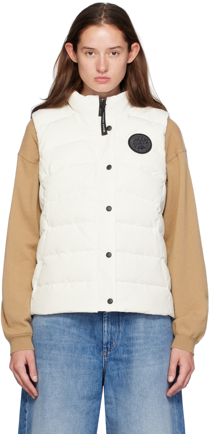 White 'Black Label' Freestyle Down Vest