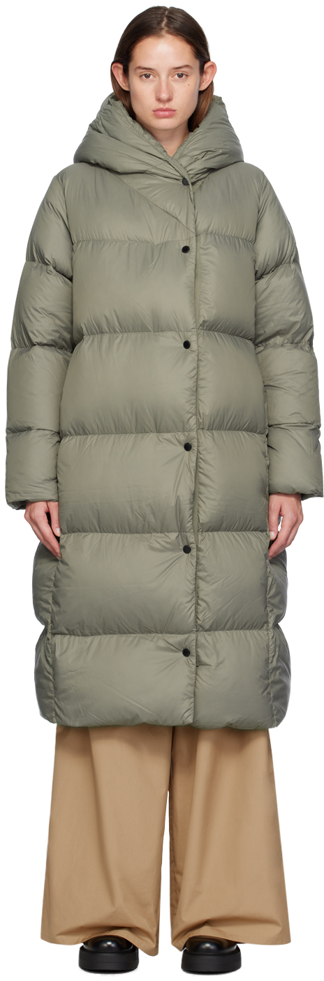 Shop Canada Goose Green Rhoda Down Parka In 1664 Smokey Sage/sau