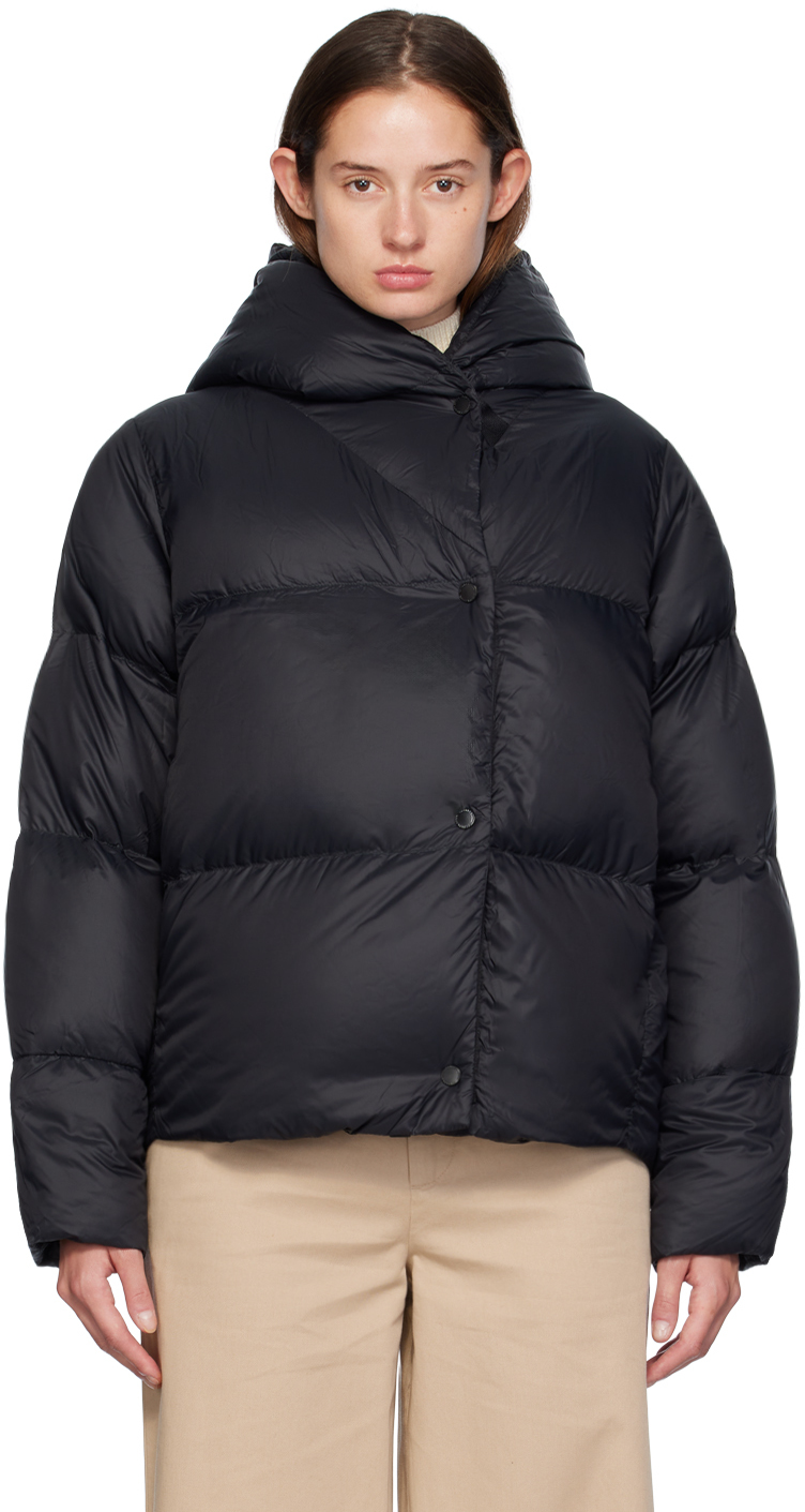 Shop Canada Goose Black Rhoda Down Jacket In 61 Black