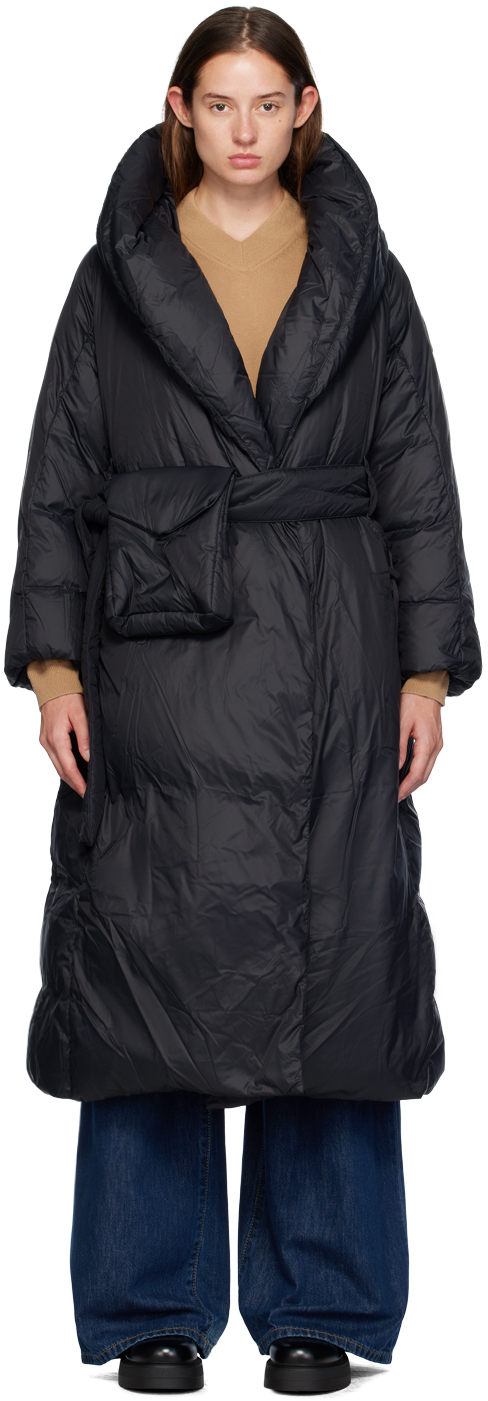 Black Elie Blanket Down Coat