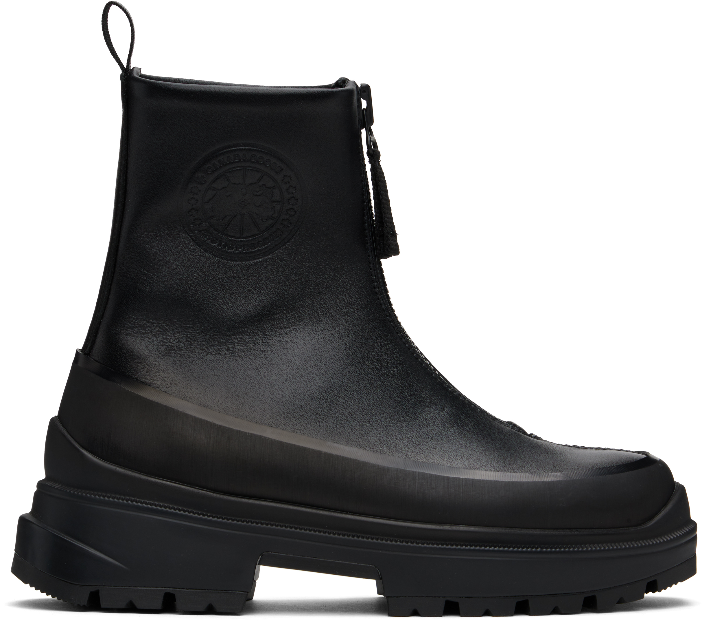 Canada Goose Black Kya Zip-up Boots In 61 Black