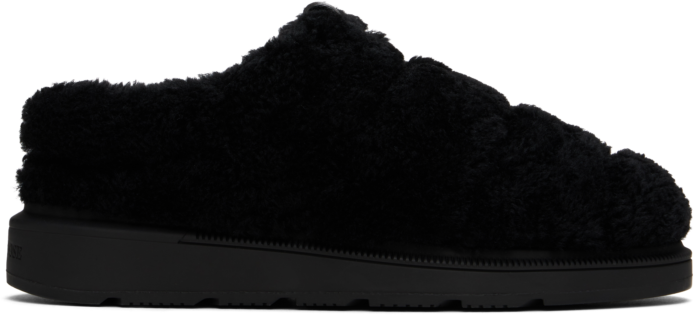 Canada Goose Black Porteau Shearling Mules In 61 Black