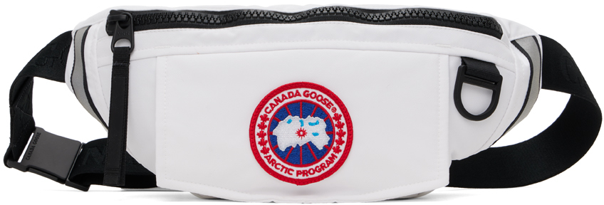 Canada Goose: White Waist Pack Belt Bag SSENSE