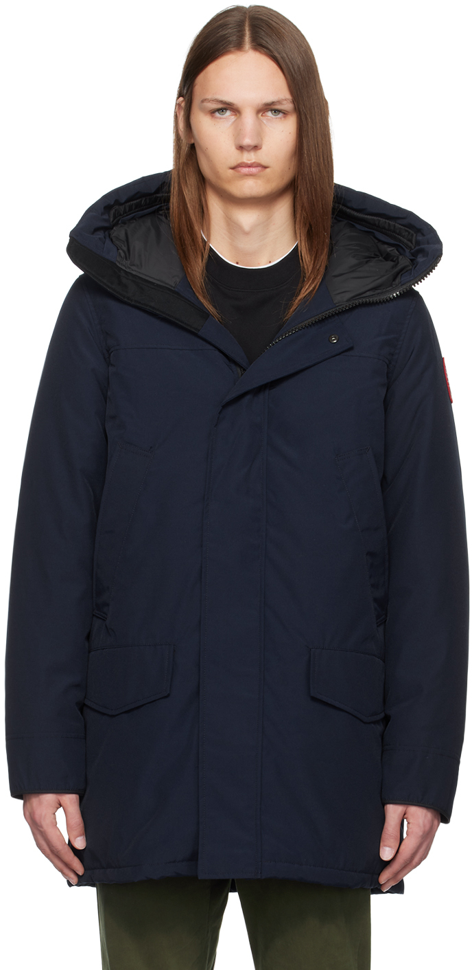 Parka Langford bleu marine rembourre en duvet