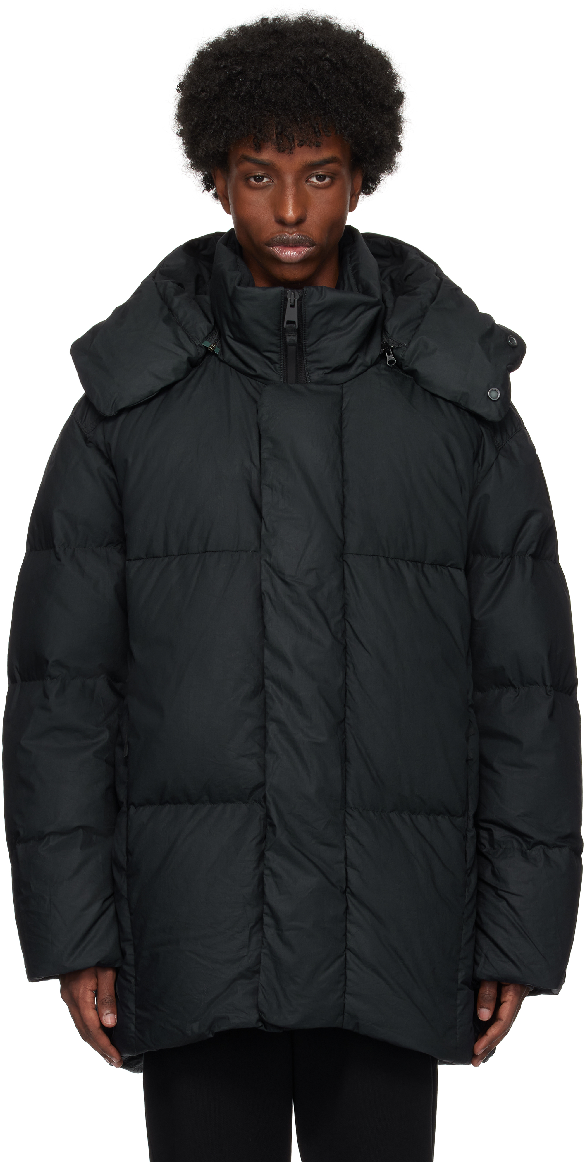 Canada Goose: Black Umba Down Jacket SSENSE UK