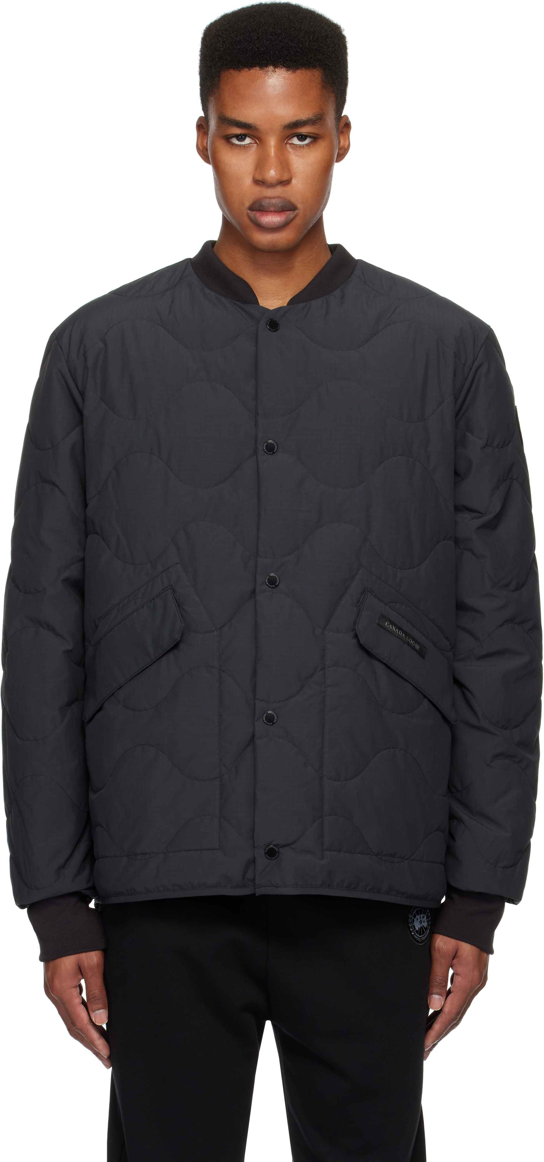 Black Boswell Reversible Down Jacket