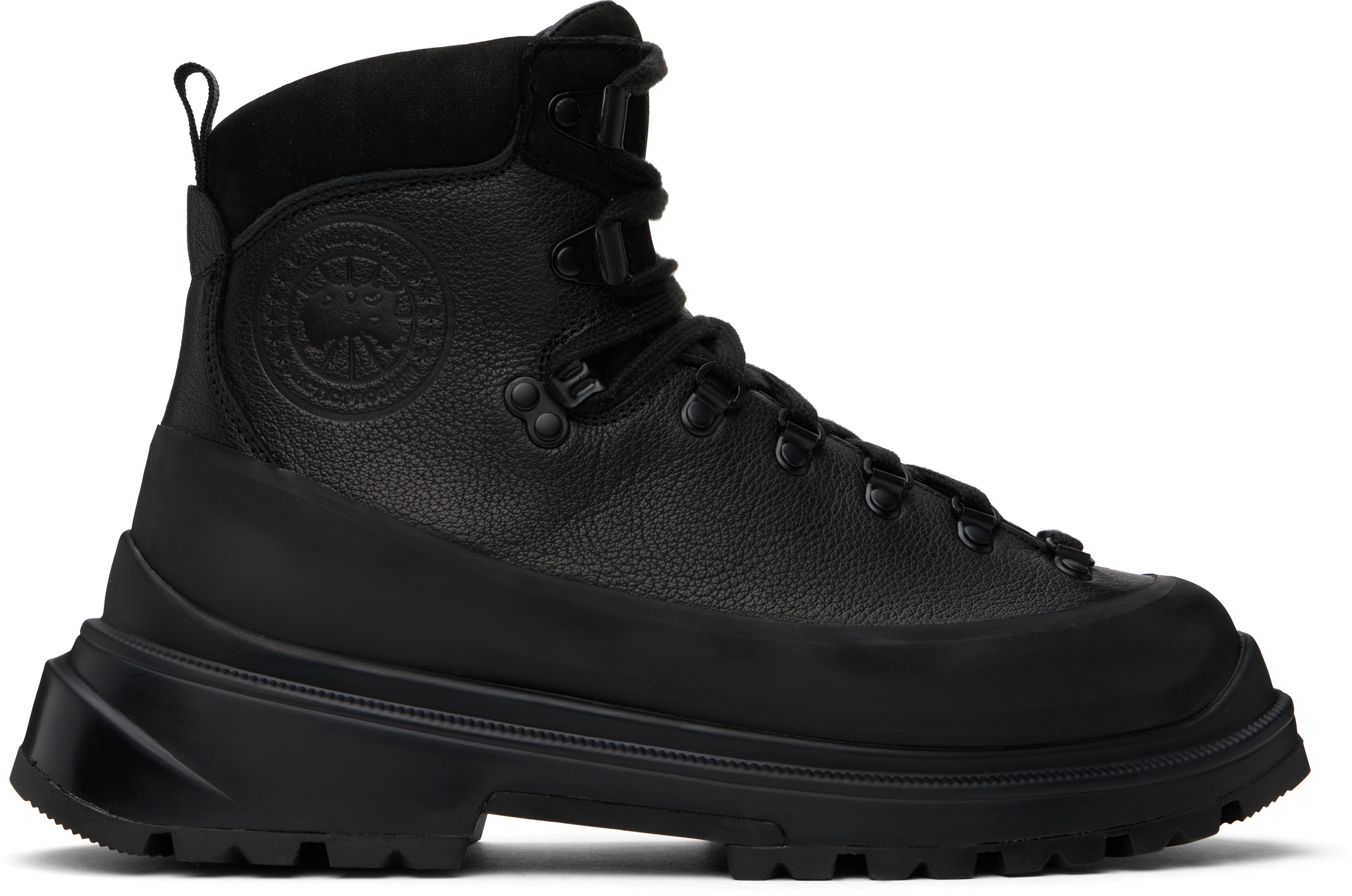 Shop Canada Goose Black Journey Boots In Black - Noir