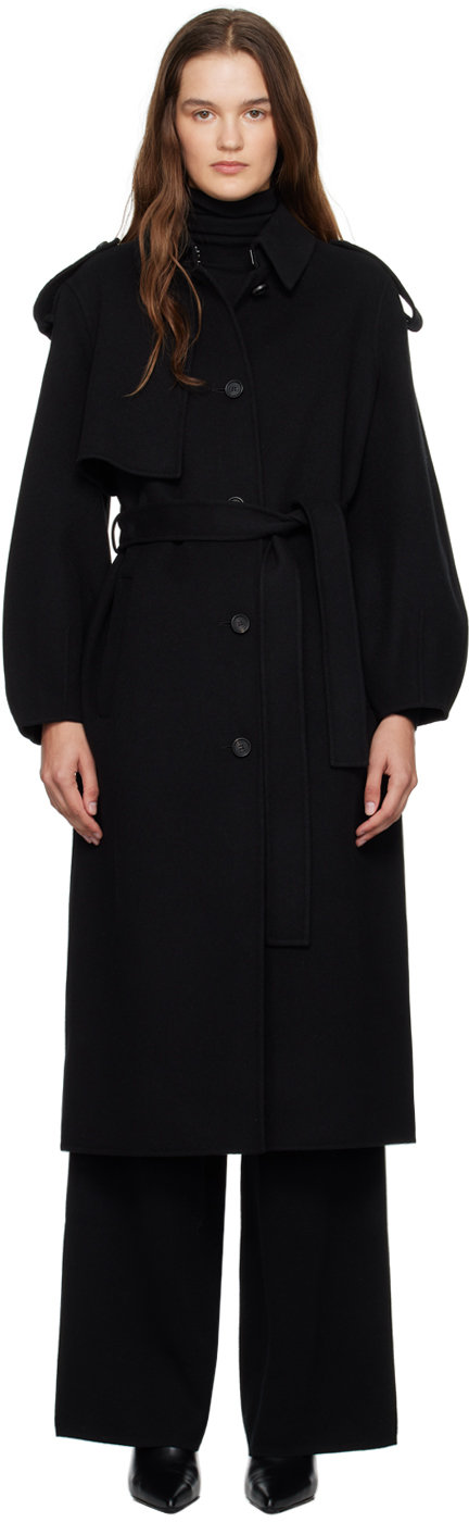 Shop Mackage Black Ceyla Coat In C0001 Black