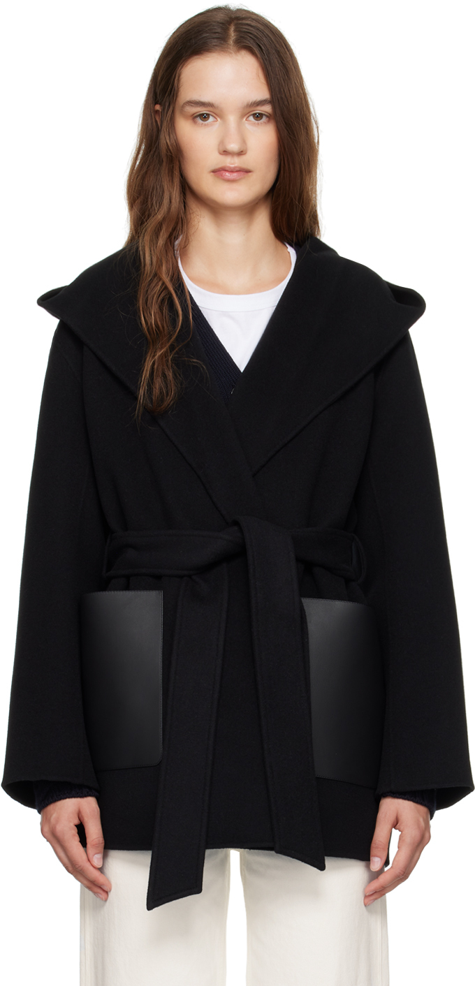 【関税込み】MACKAGE ブラック Azra コート MACKAGE: ブラック Azra コート | SSENSE 日本
