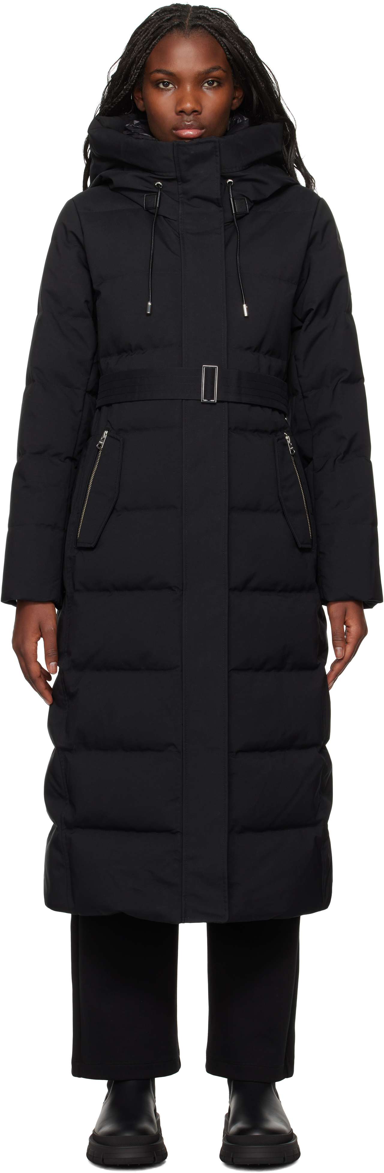 Black Shyla-NF 2-in-1 Down Coat