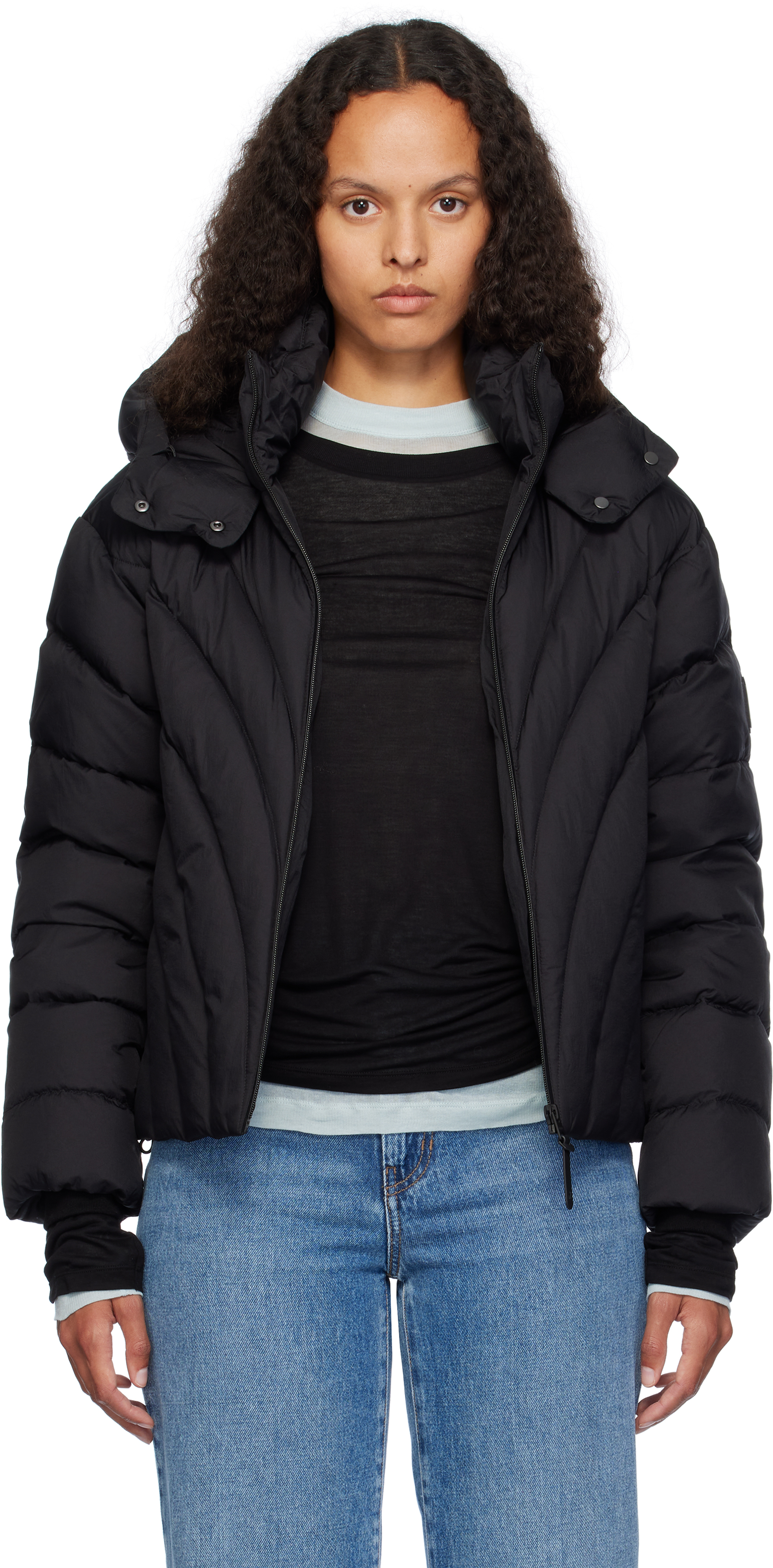 Shop Mackage Black Hope Down Jacket In C0001 Black