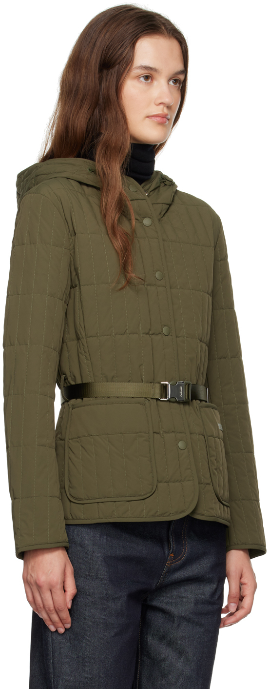 Mackage Green Raja Down Jacket In C0339 Light Military