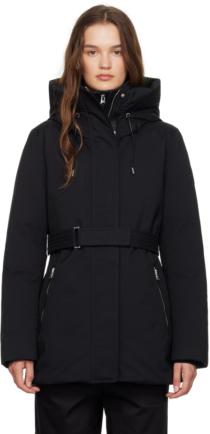 Shop Mackage Black Jeni-nfz Down Coat In C0001 Black