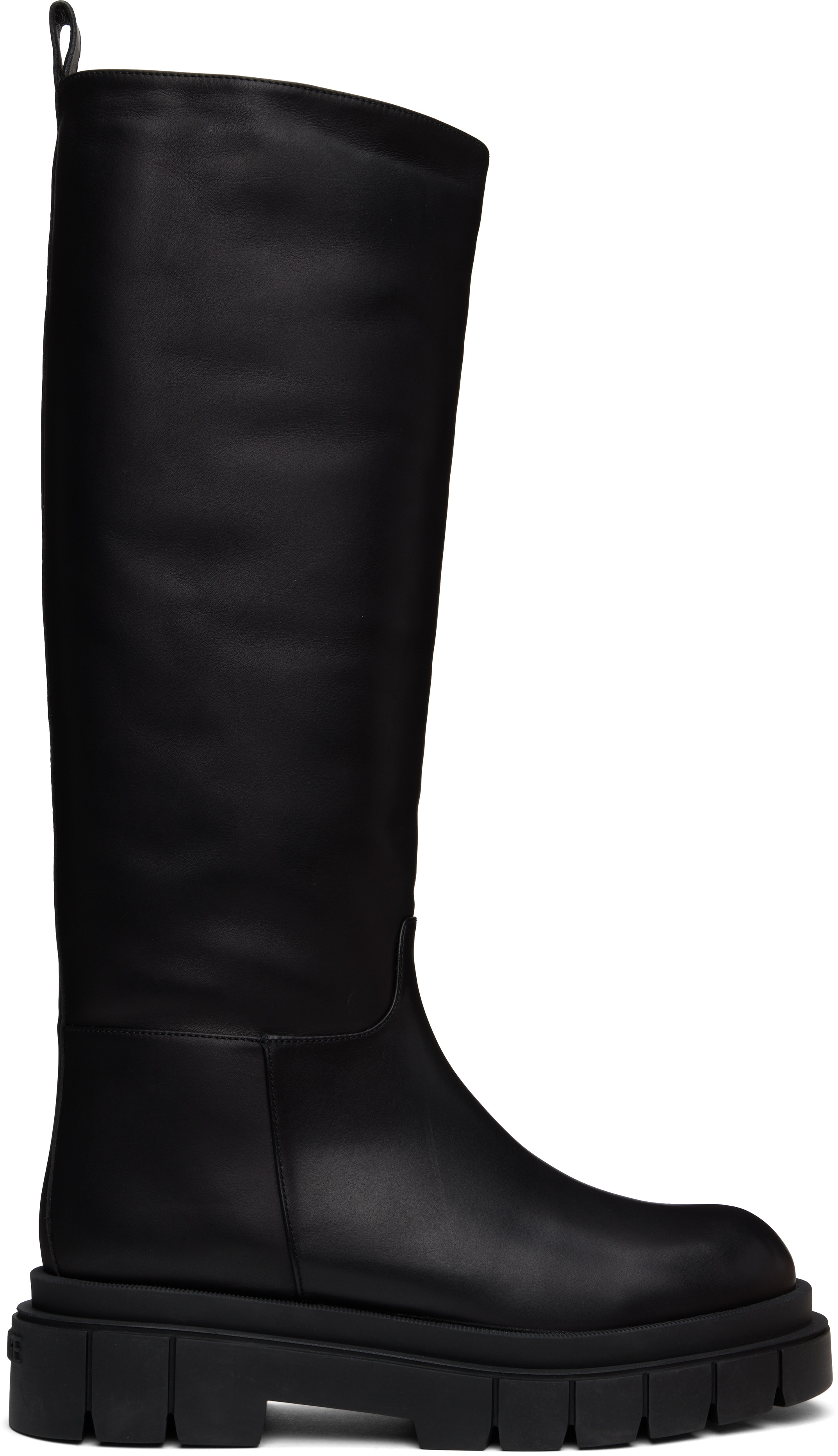 Shop Mackage Black Commander Tall Boots