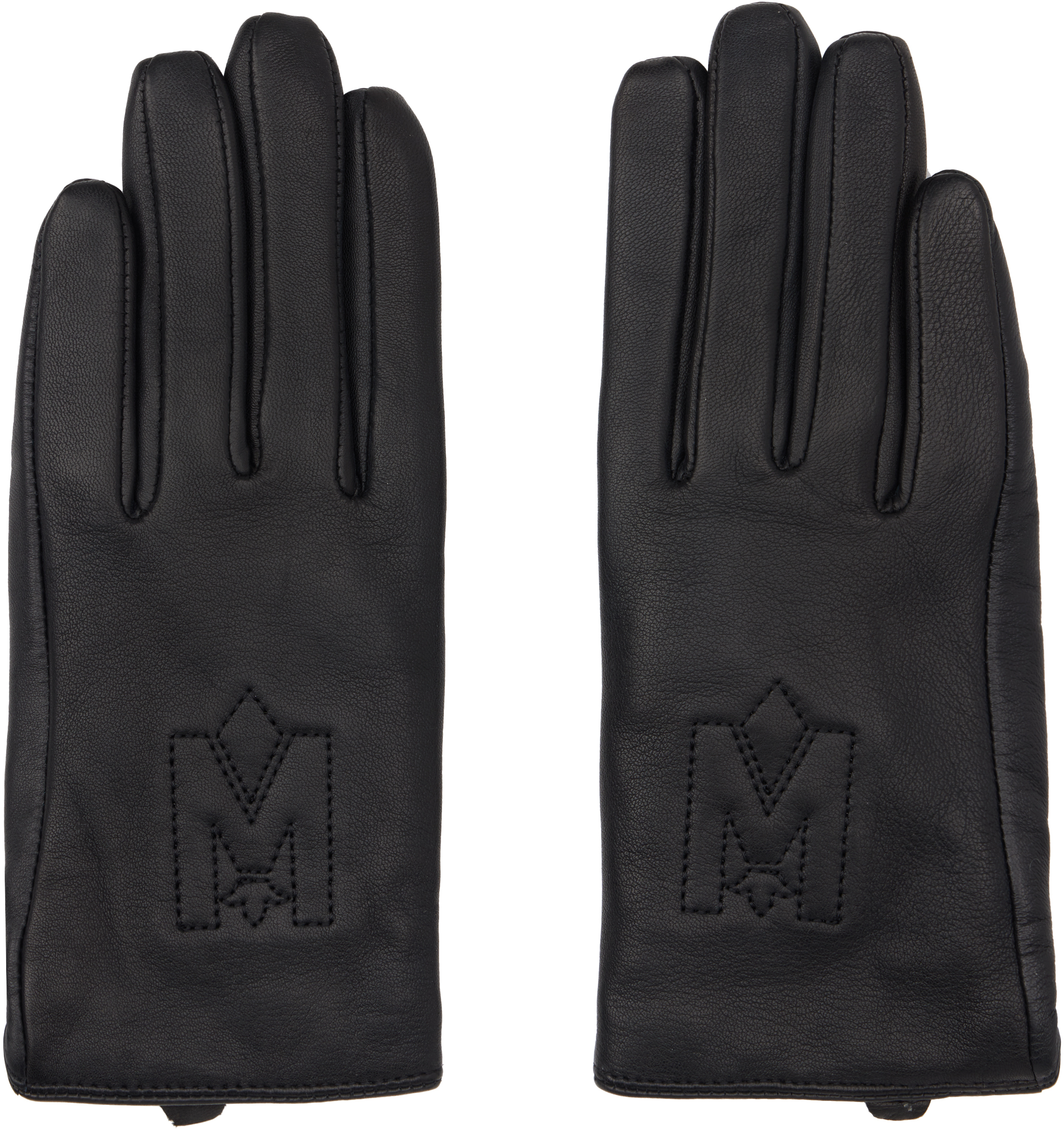 Shop Mackage Black Eunice Gloves In Black C0001