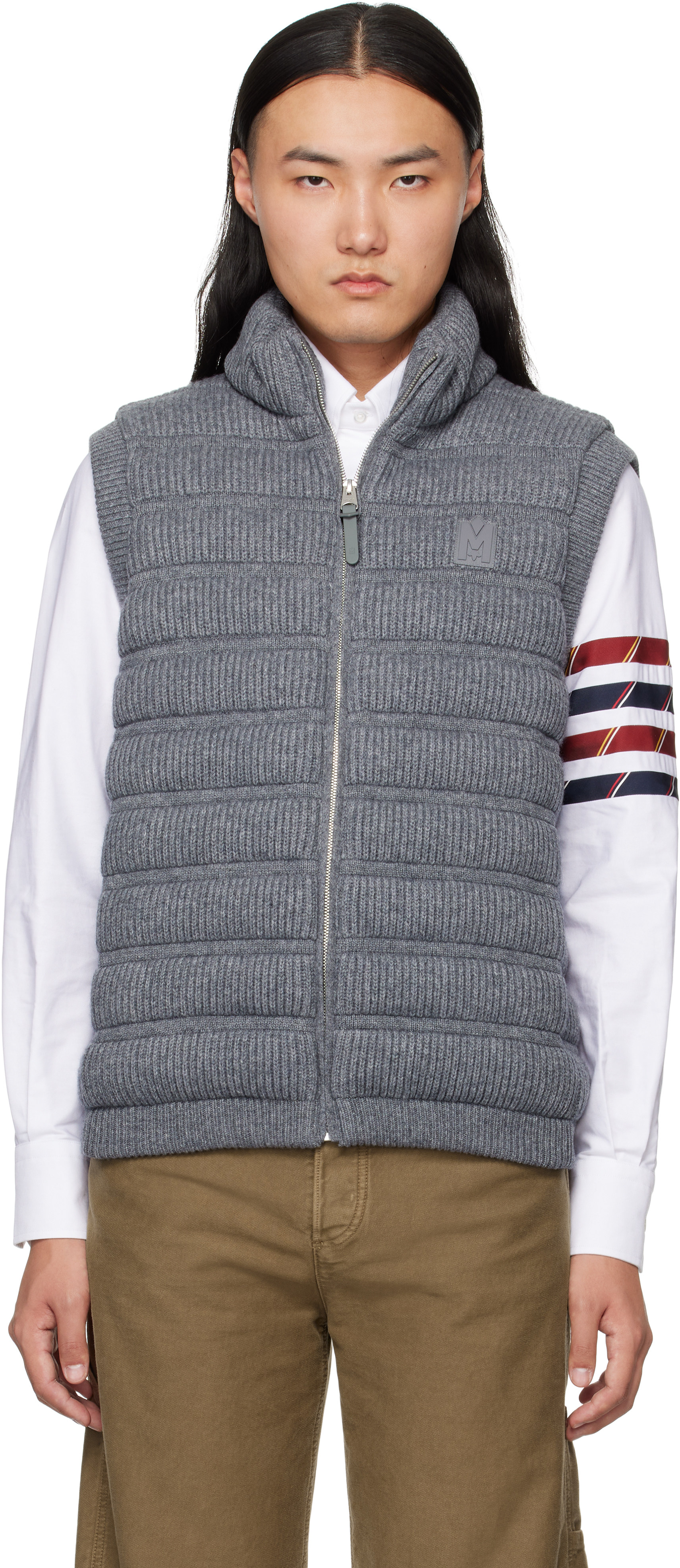 Gray Alan Cashmere Light Down Vest