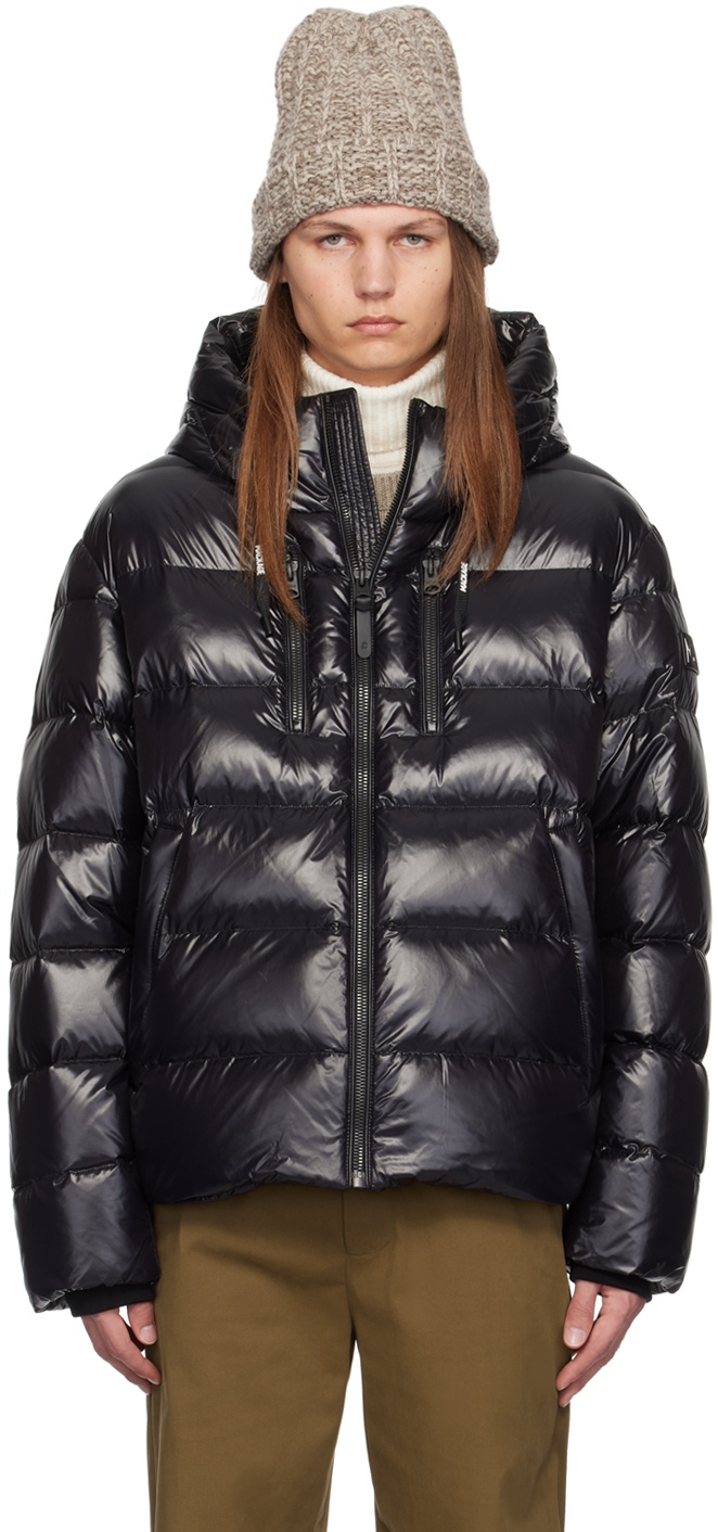 Shop Mackage Black Victor Down Jacket In Black C0001