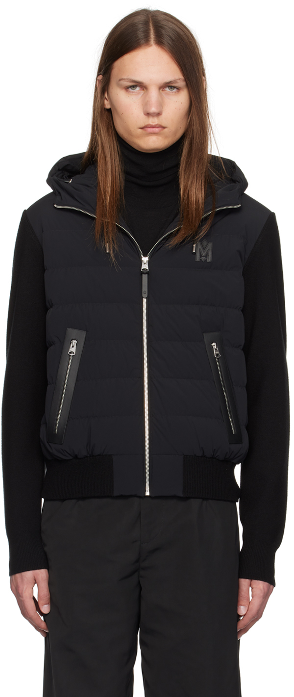 Shop Mackage Black Andrew Down Jacket In Black C0001