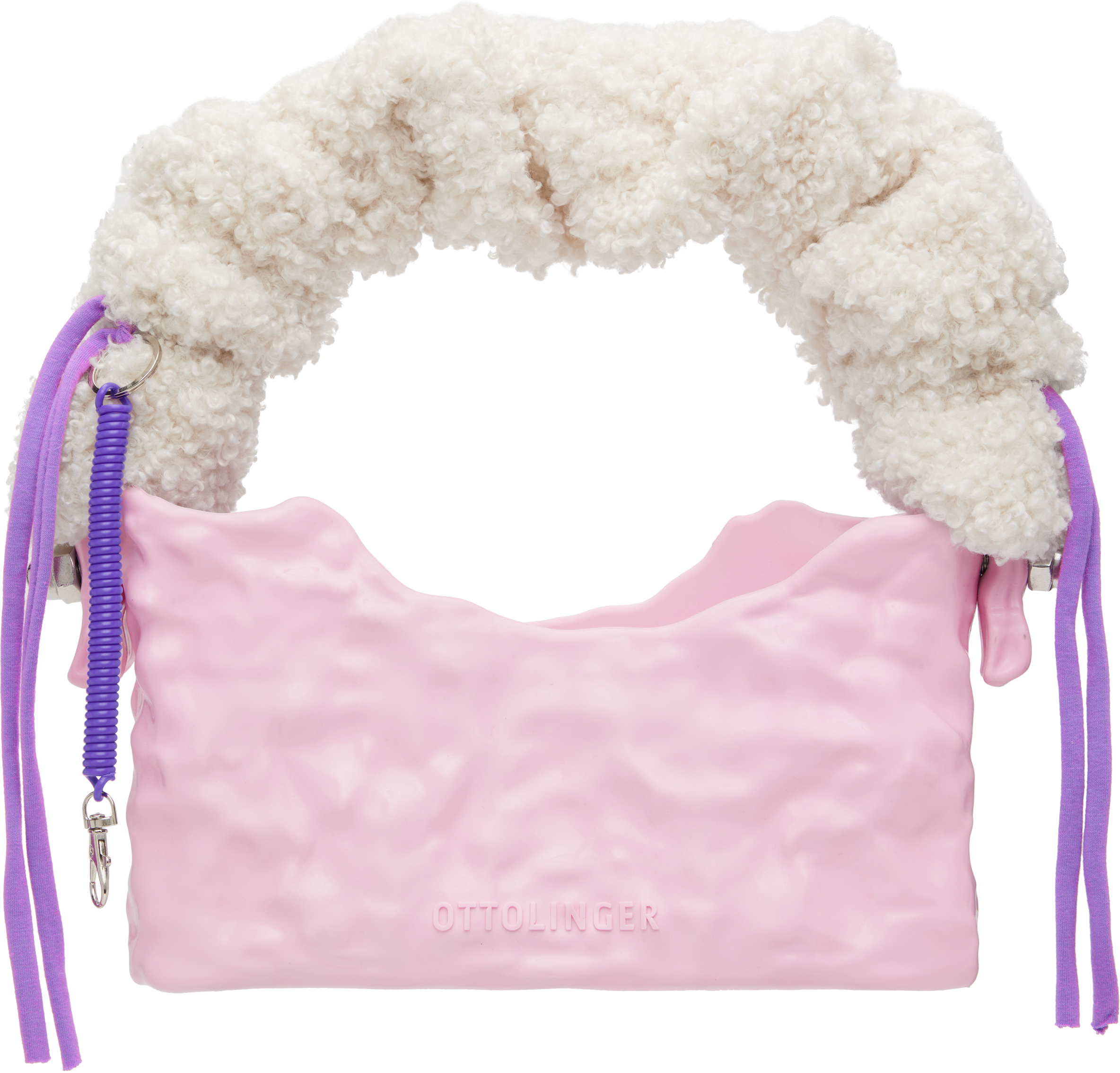 Purple Signature Baguette Bag