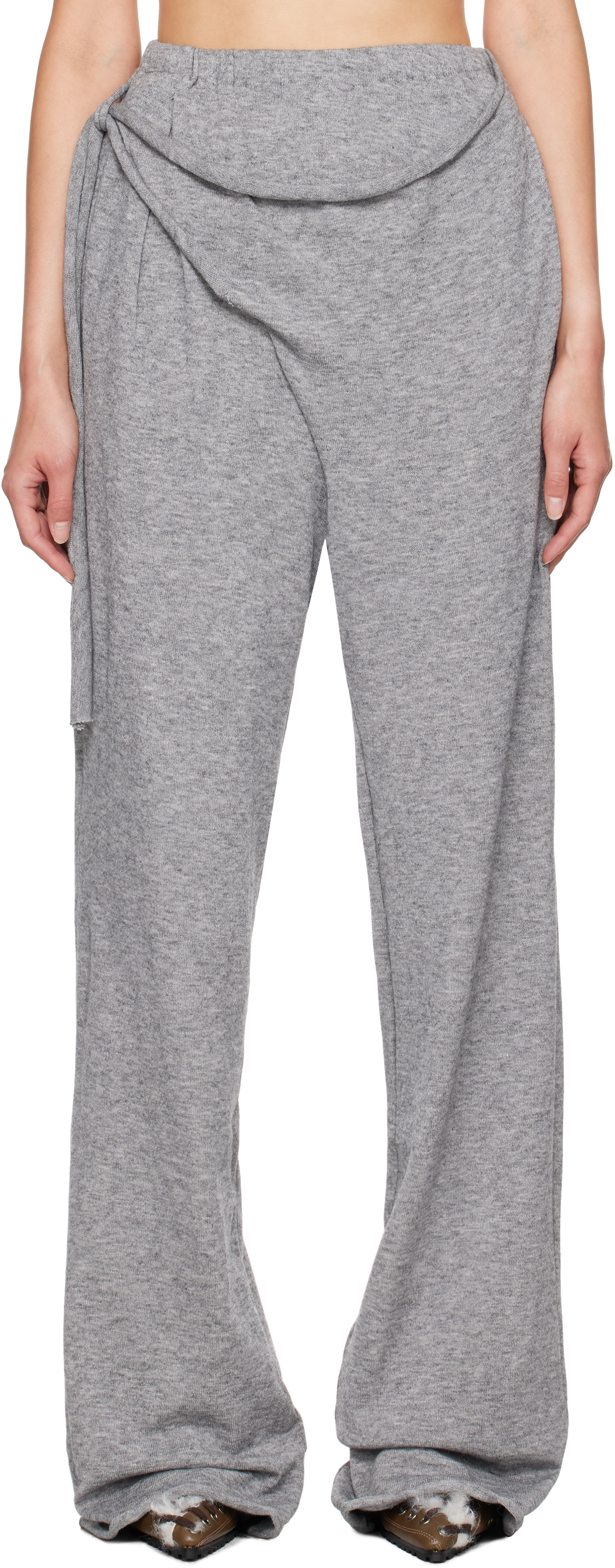 OTTOLINGER GRAY KNIT LOUNGE PANTS 