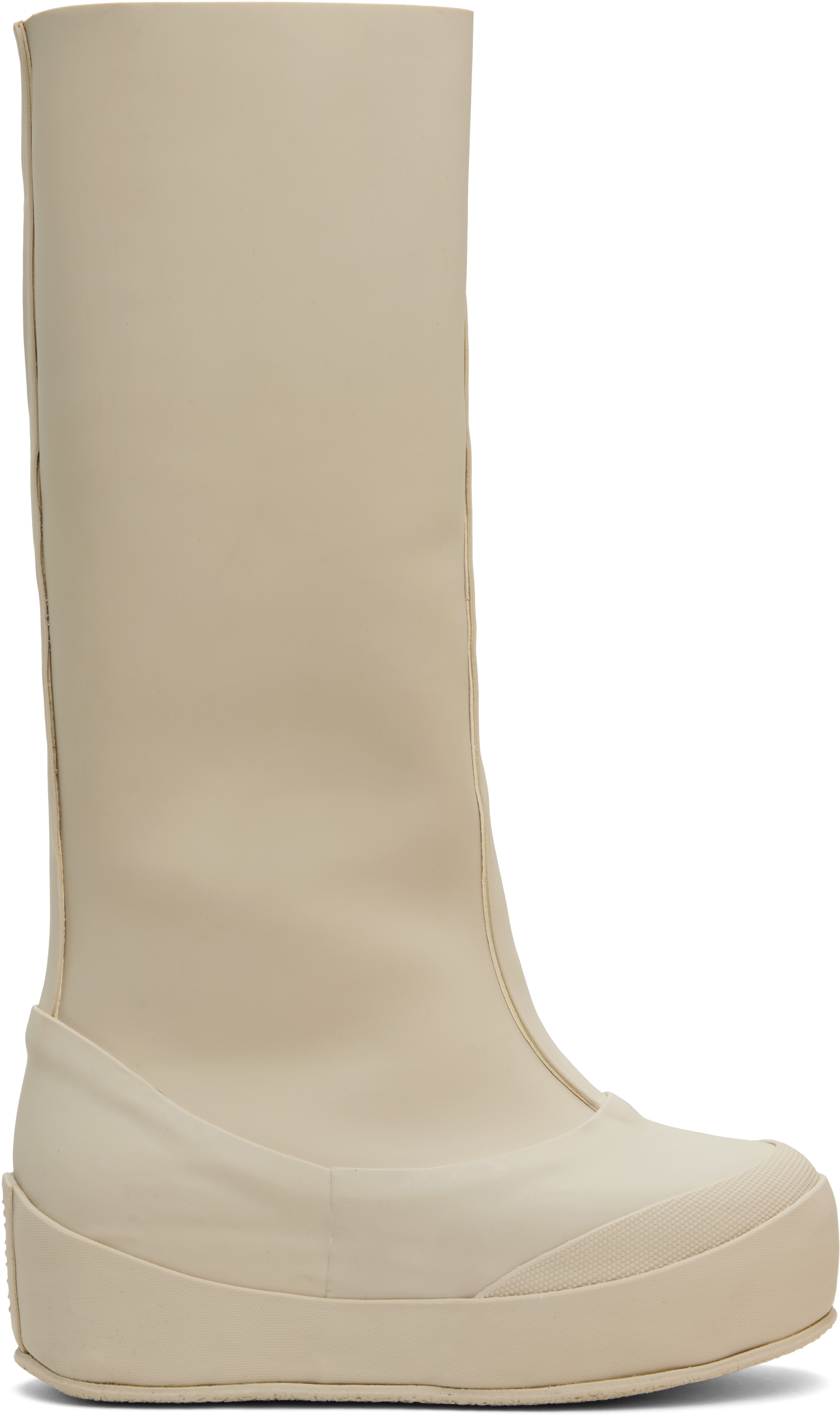 Off-White Rubber Tall Boots