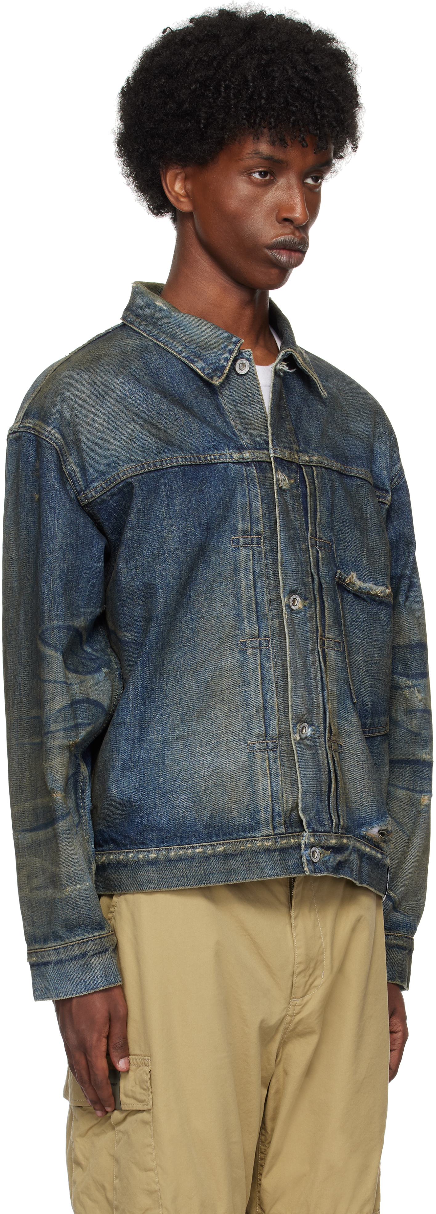 NEIGHBORHOOD BLUE TYPE-1 DENIM JACKET