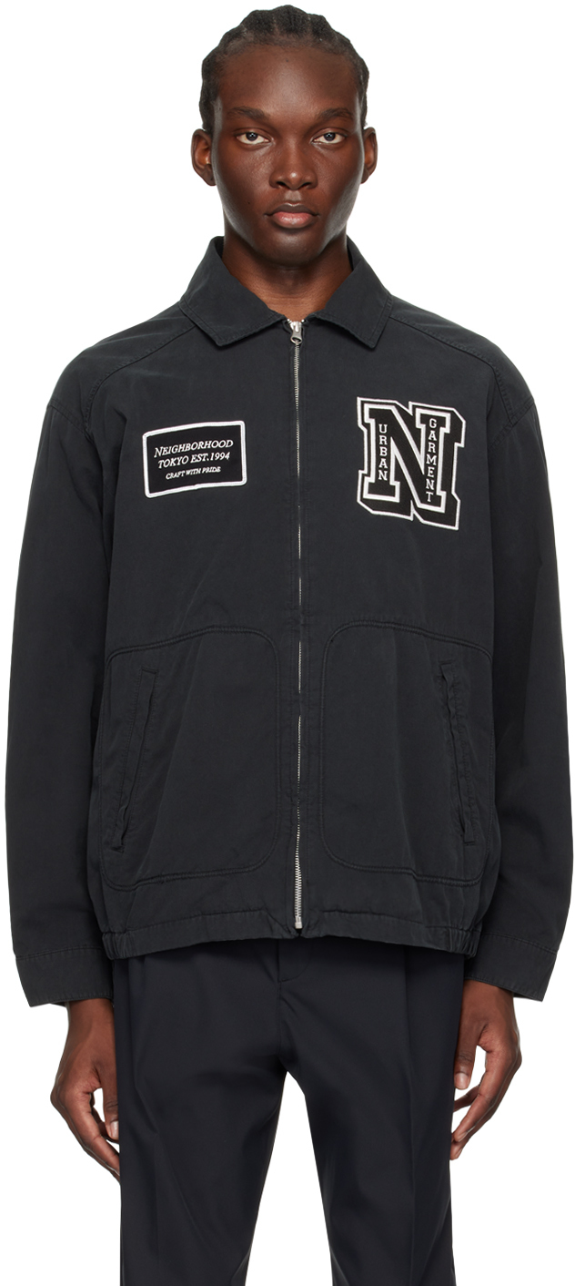 Shop Neighborhood Black Washed Jacket