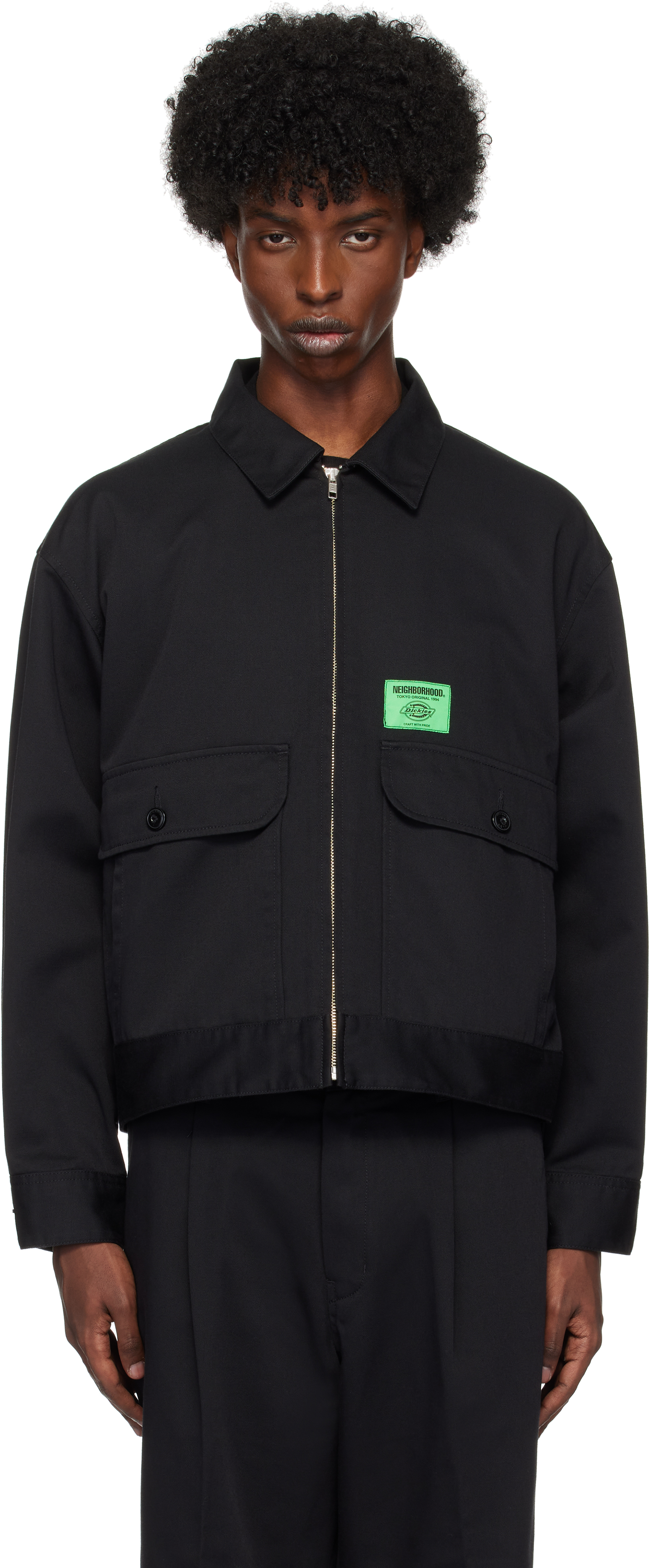 Black Dickies Edition Zip Work Jacket