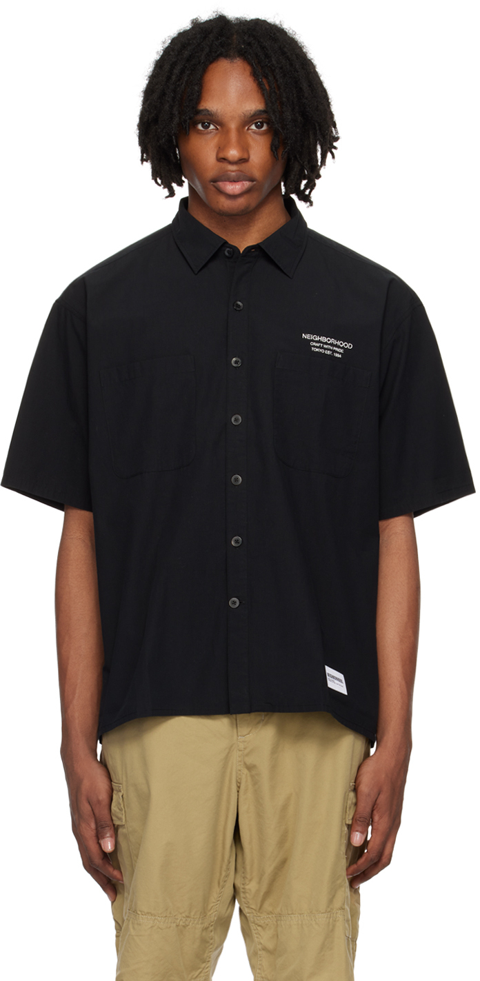 Black Trad Shirt by Neighborhood on Sale
