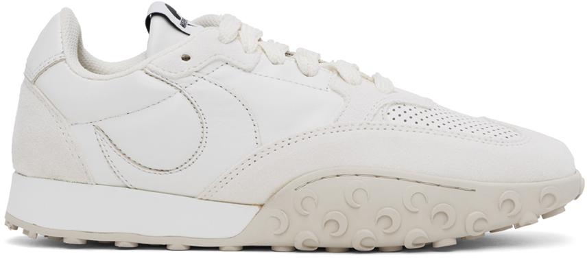 スニーカー MARINE SERRE Women Sneakers WFW006ACLEA0009WH10 WHITE Marine Serre Ms Rise Sneakers - White - Women