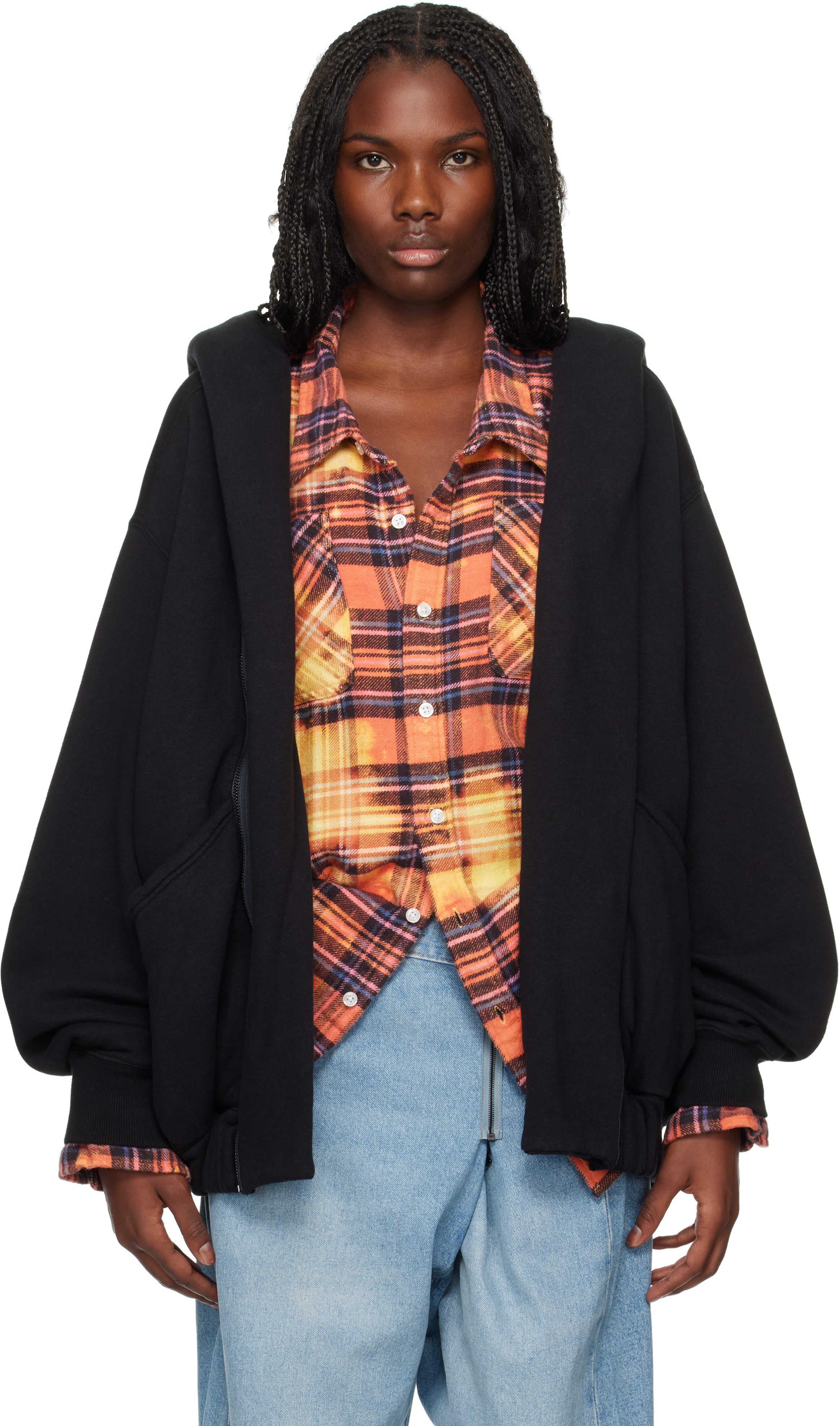 Black Lillian Oversized Hoodie