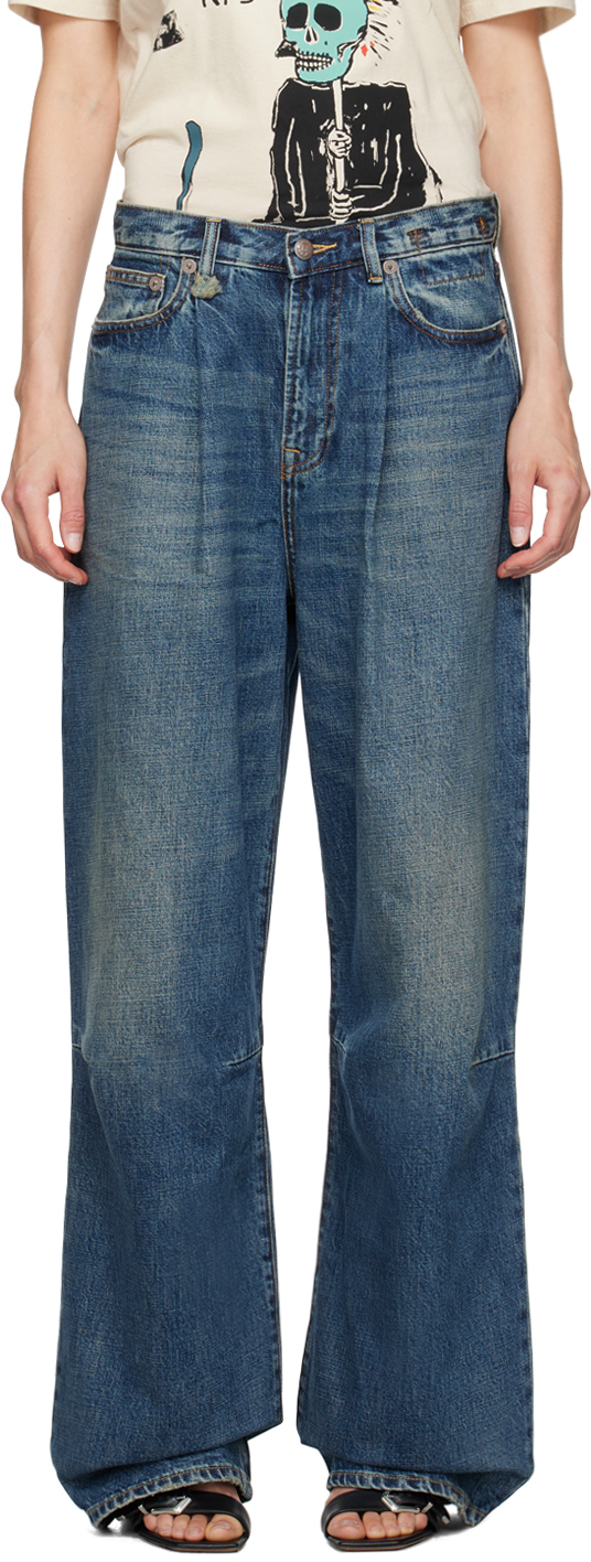 デニム・ジーパン R13 Wayne Jeans Blue Wayne Jeans by R13 on Sale
