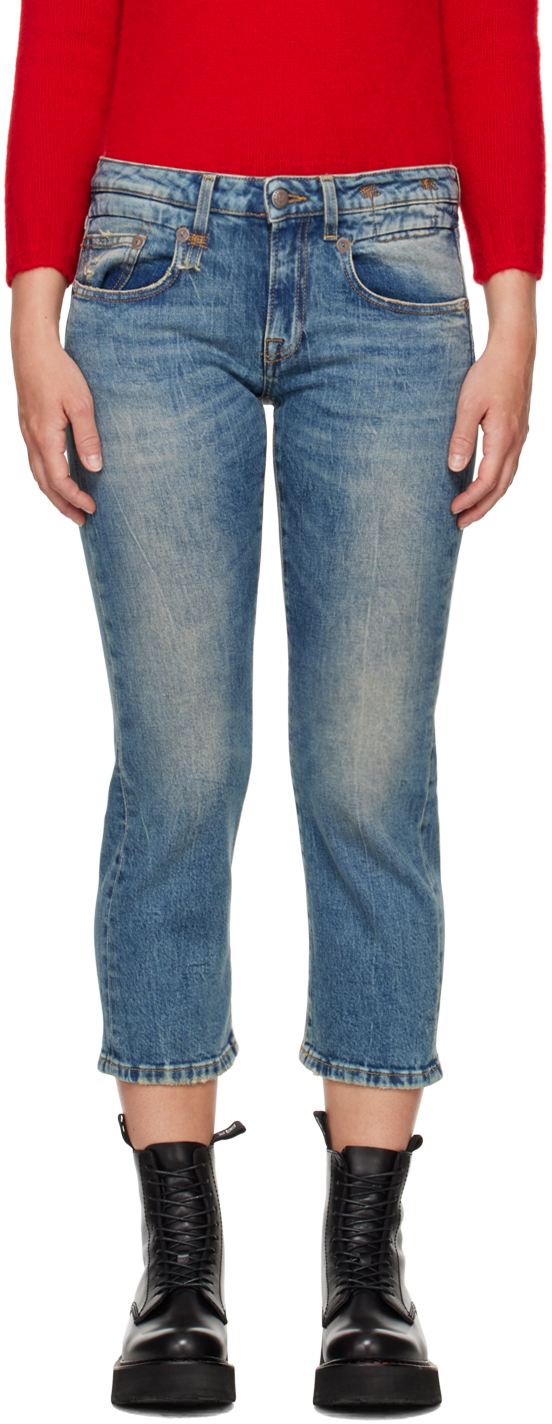 R13 Blue Boy Straight Jeans