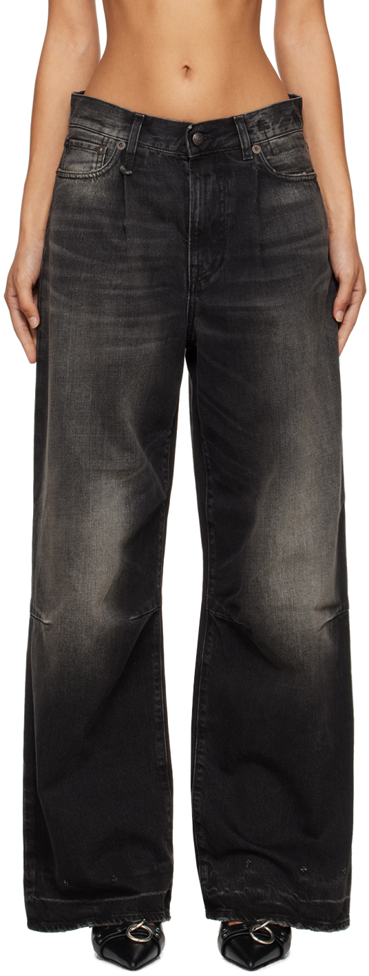 【関税込み】R13 ブラック Wayne ジーンズ WAYNE ARTICULATED KNEE JEAN (MENS) – HIRSHLEIFERS