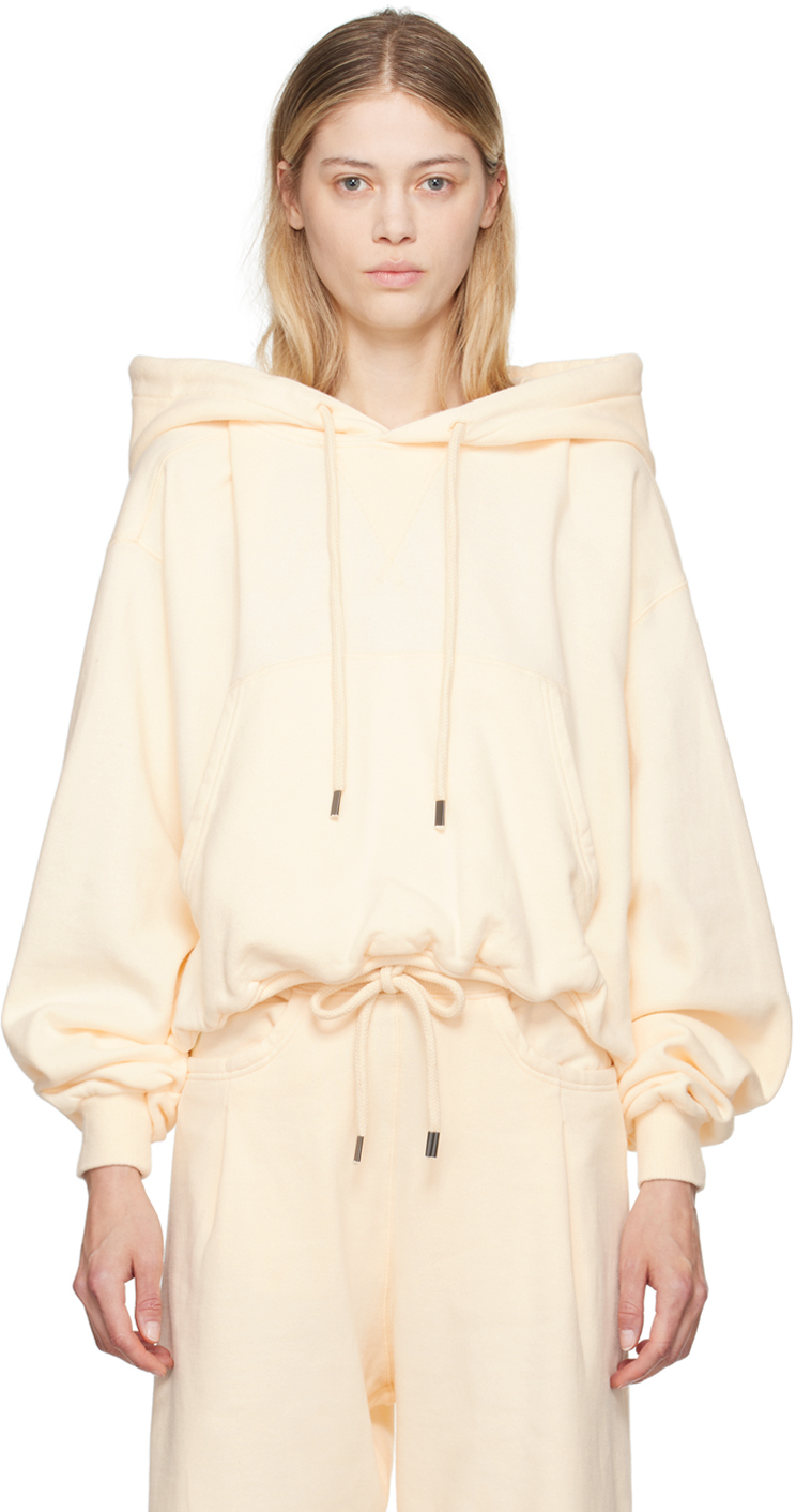 Off-White Balloon Popover Hoodie by R13 on Sale