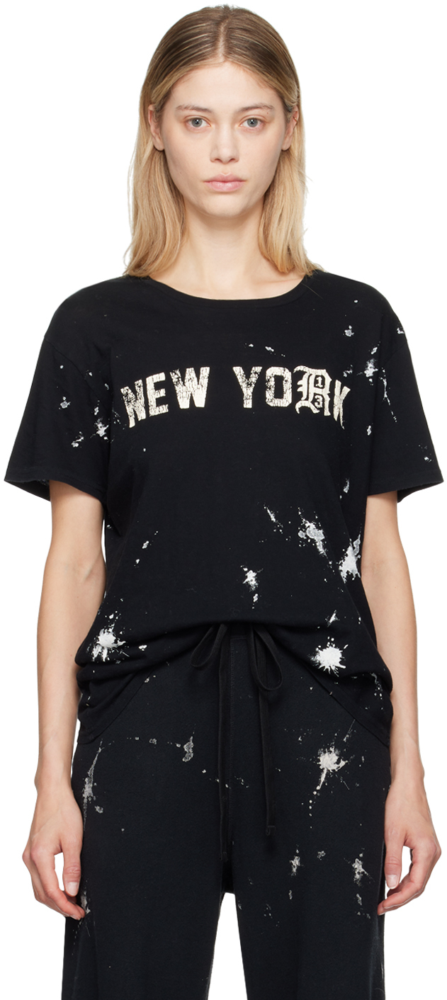 SSENSE Exclusive Black 'New York' Boy T-Shirt