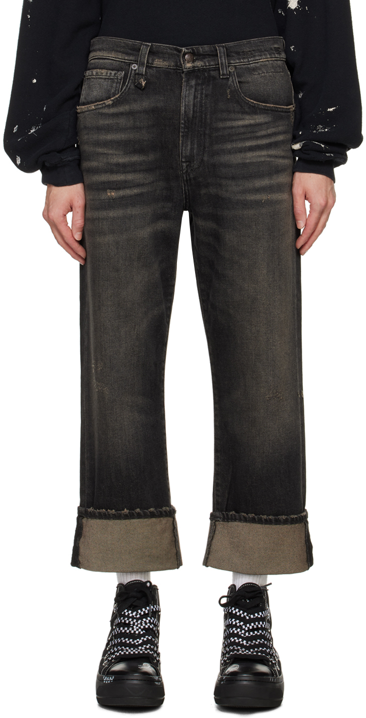 【関税込み】R13 ブラック Boy ジーンズ R13 Black Boy Jeans R13