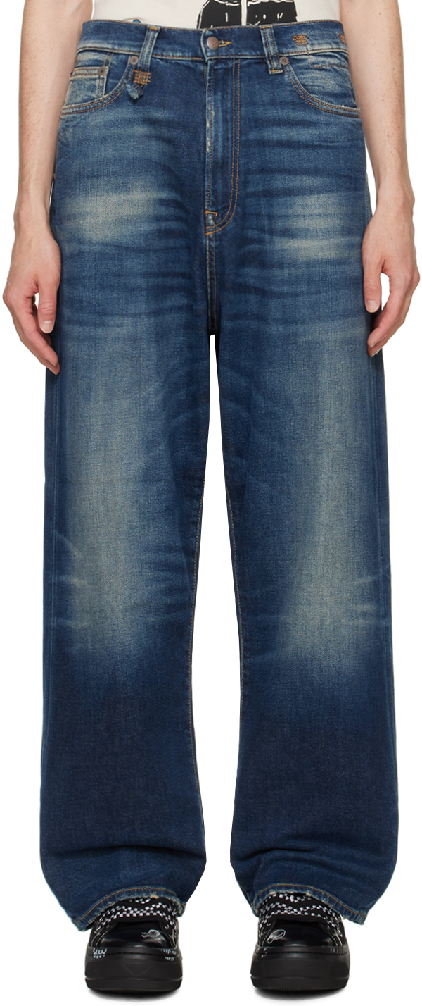【R13】 ダブルループベンティジーンズ DOUBLE LOOP VENTI JEAN - ELLERY BLACK - R13