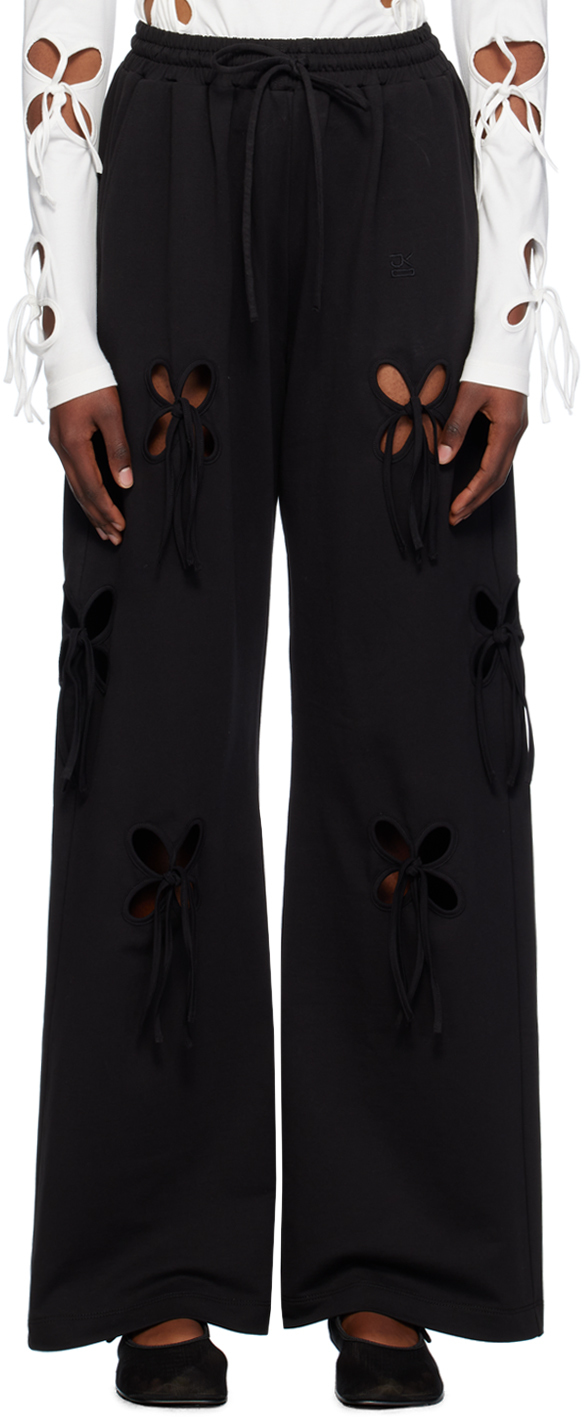 Shop J.kim Black Petal Lounge Pants