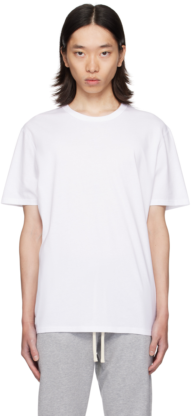 Two Pack White Lightweight T Shirt by Reigning Champ on Sale