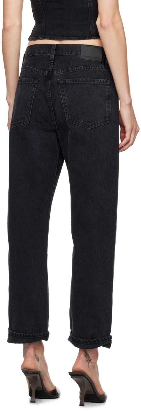 Citizen Of Humanity Dahlia Bow Leg Baby Roll Regenerative Cotton Jeans Stonington In Stonington