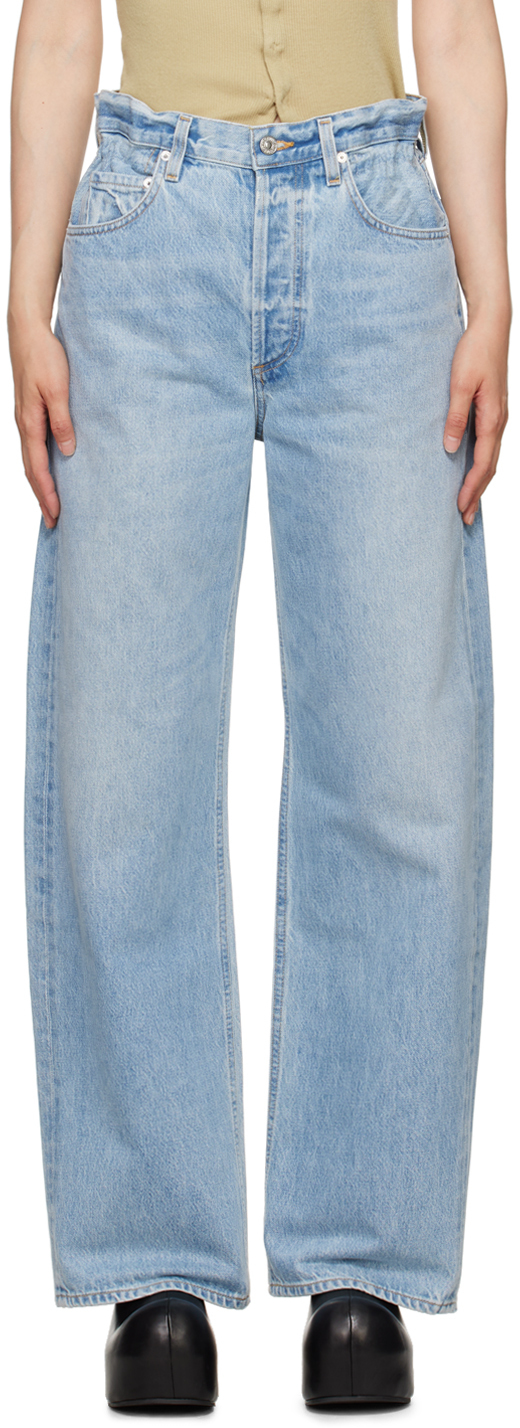 Blue Gwendoline Scrunch Jeans