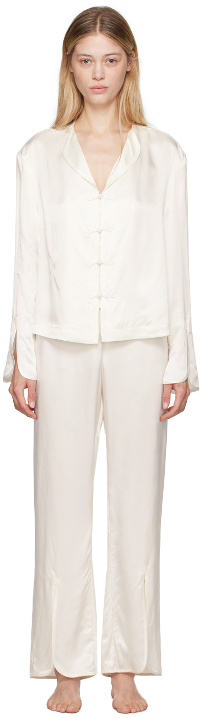 Shop Sleeper White Louis Pyjama Set