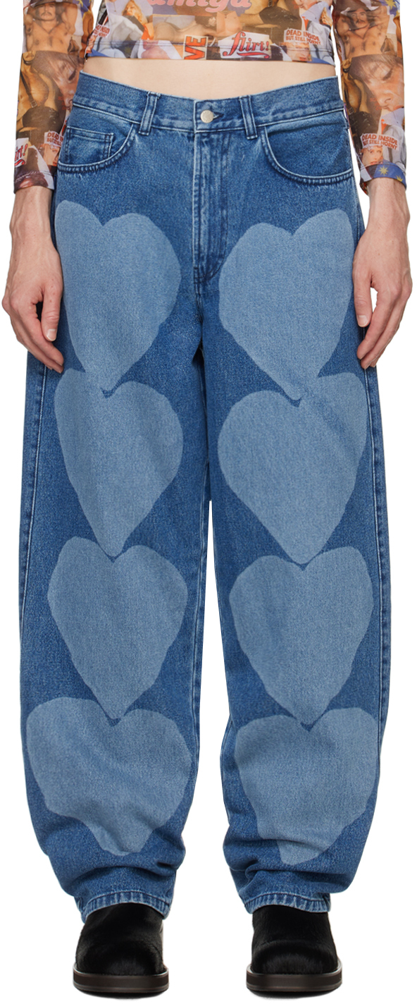 CARNE BOLLENTE BLUE HEART EUPHORIA JEANS 