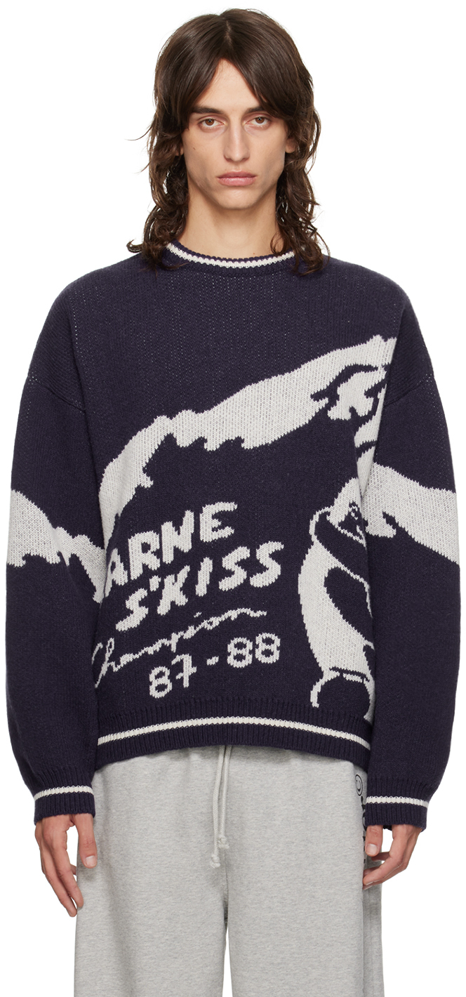 Navy 'S'Kiss Champions' Sweater