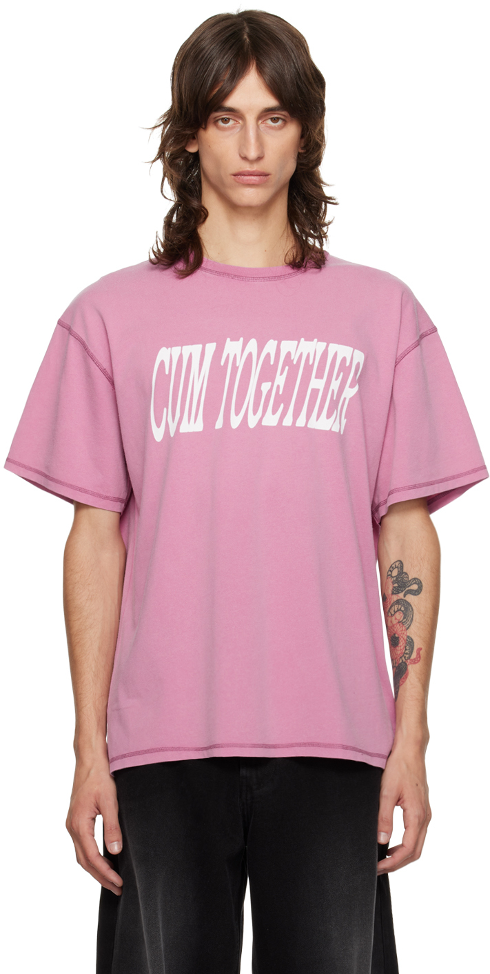 Pink 'Cum Together' T-Shirt