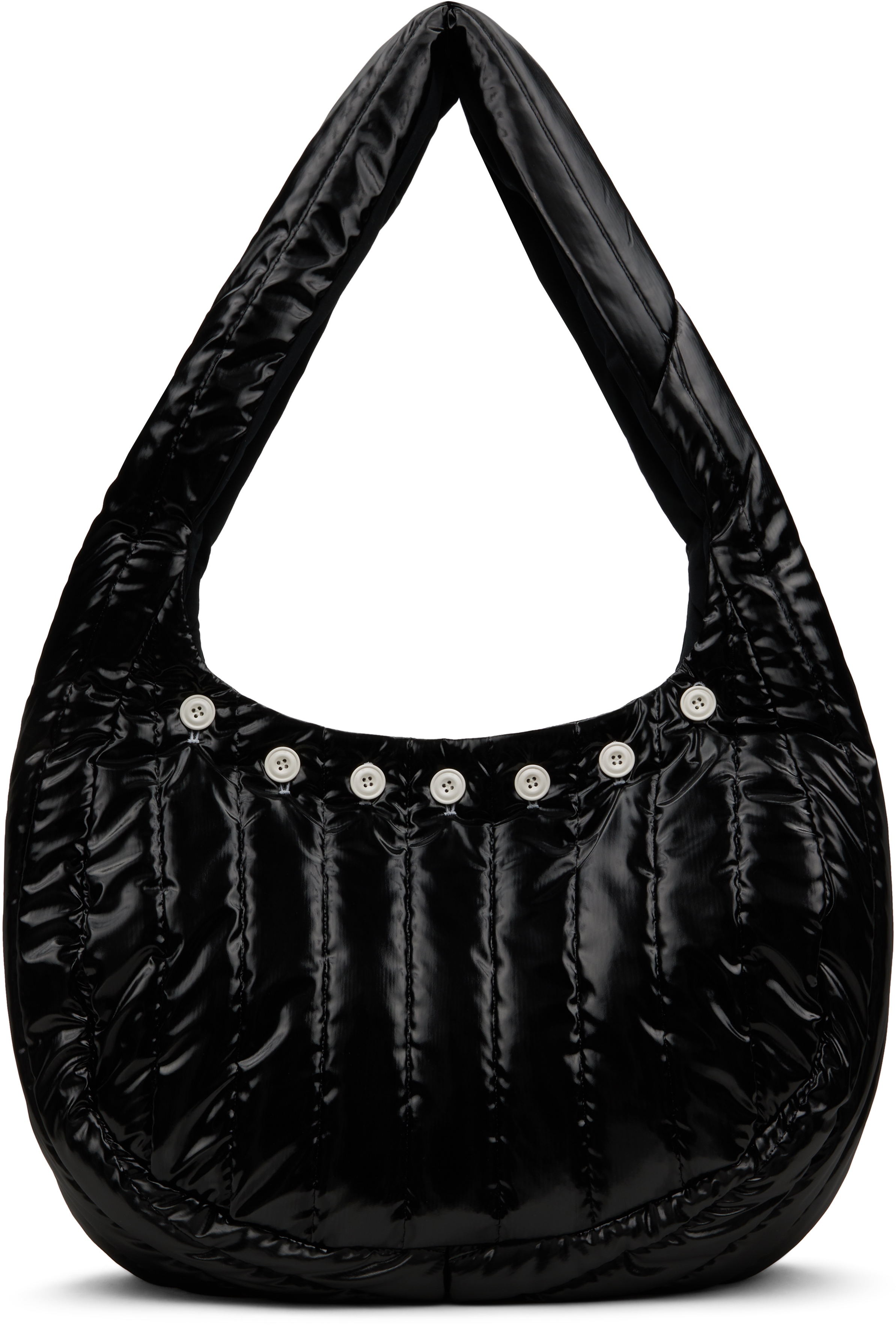 Shop Omar Afridi Black Quilted Lidia Tote